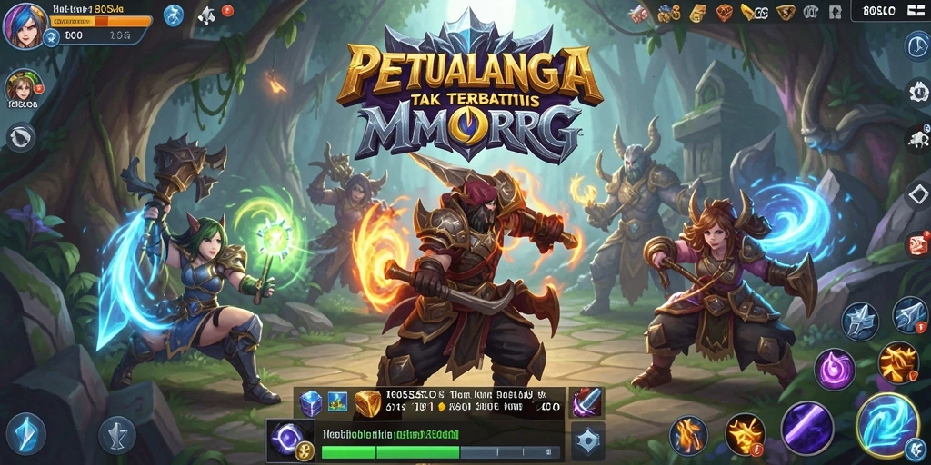 Tangkapan layar gameplay 180SLOT dengan aksi mendebarkan di dunia MMORPG.