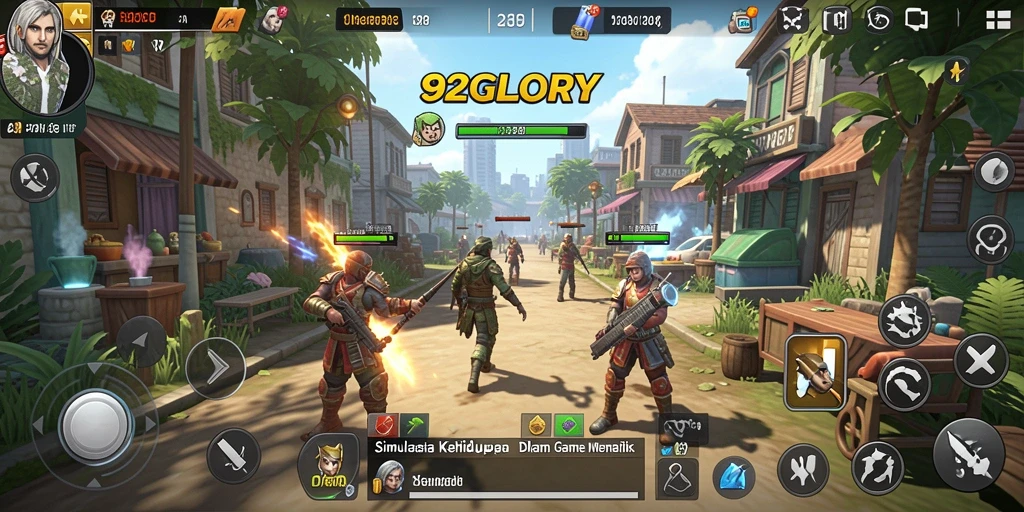 Tampilan gameplay 92GLORY yang menarik dan interaktif.