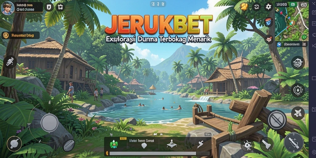 Gameplay JERUKBET yang menampilkan dunia terbuka dan petualangan seru.