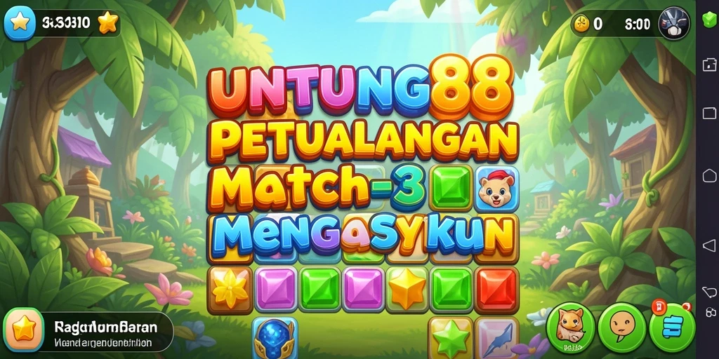 Gameplay seru dan penuh warna dalam UNTUNG88.