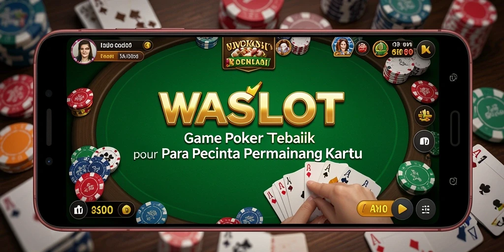 Screenshot dari gameplay WASLOT yang menampilkan aksi seru dalam permainan Poker.