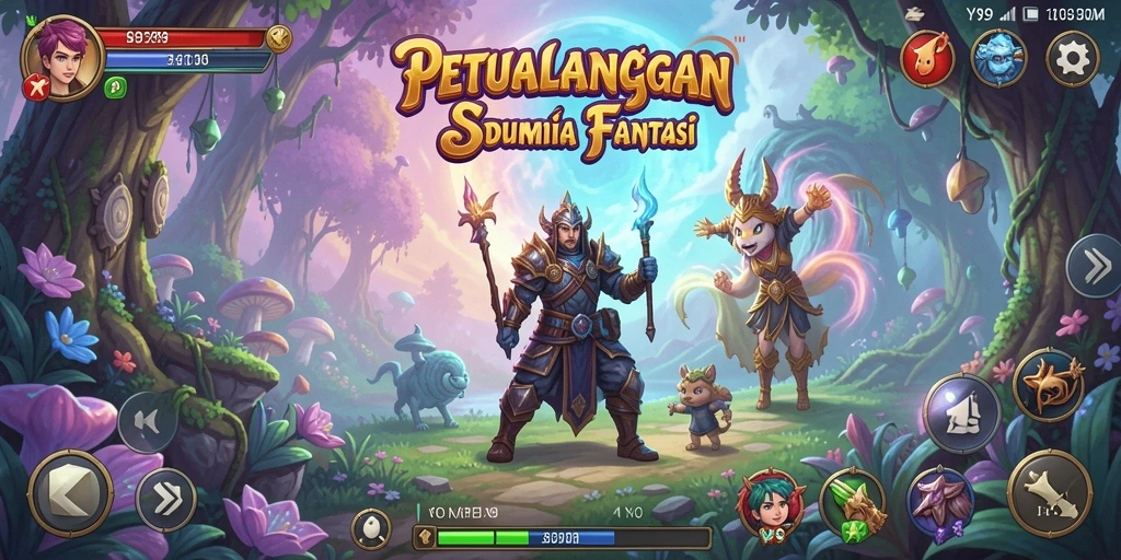 Tampilan gameplay Y89 yang menampilkan petualangan menegangkan.